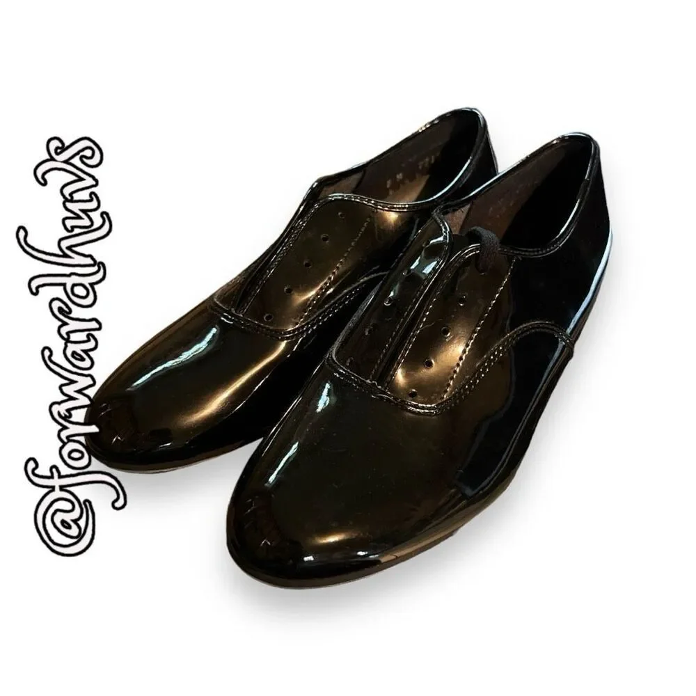 Capezio Style 7713 Patent Leather Tap Shoes Size 5M